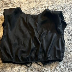 WAYF Black tie top